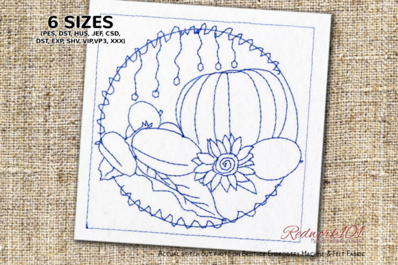 Basket of Vegetables: A Festive Embroidery Review