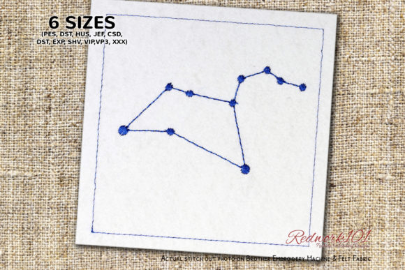 Leo Constellation Redwork: A Seller’s Review
