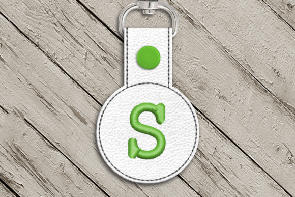 Review: Letter S ITH Round Key Fob Applique Design