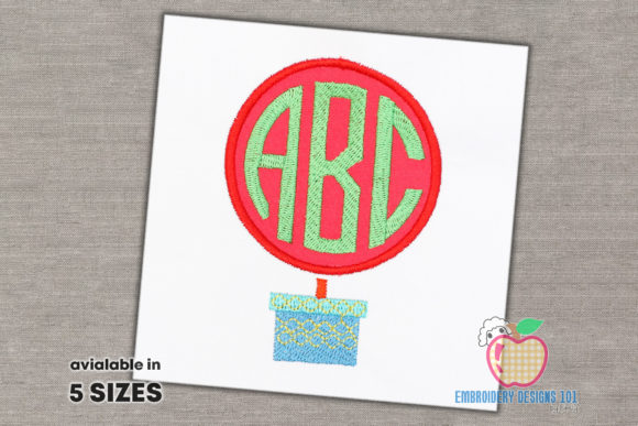 Review: Monogram with Square Topiary Applique