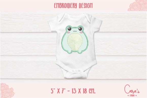 Reviewing Cara s Embor Frog Applique for Boutique Sweatshirts