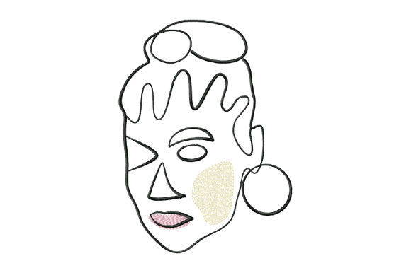 Reviewing Surreal Face with Earring for Gifts