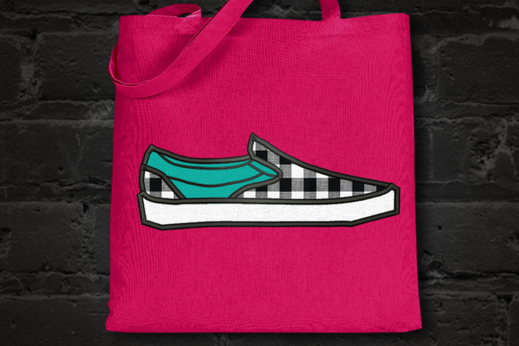 Reviewing the 80s Skater Shoe Applique Design