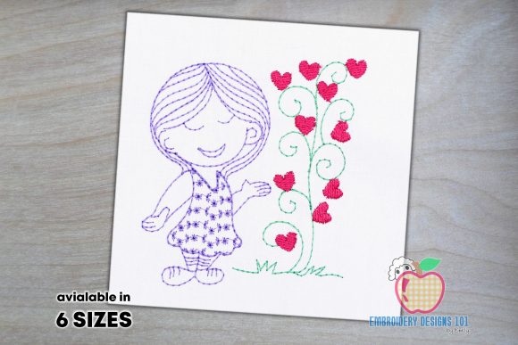 Reviewing the Girl Showing Love Tree Quick Stitch